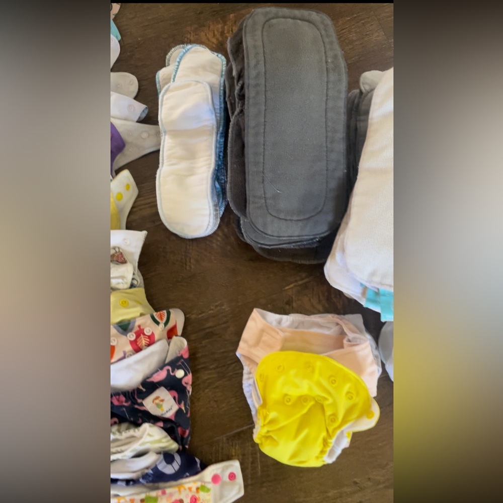 100+ Piece Cloth Diaper Lot